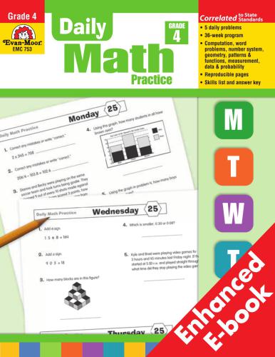 ﻿تمرین روزانه ریاضی GR4 EMC753