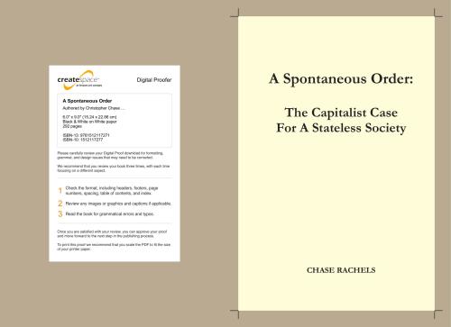 ﻿نظم خود به خودی: مورد سرمایه داری برای جامعه بدون دولت