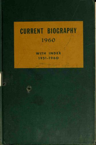 ﻿کتاب سال زندگی کنونی 1960