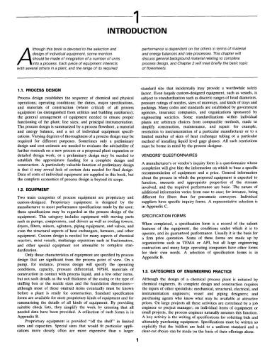 تجهیزات فرایند شیمیایی - انتخاب و طراحی