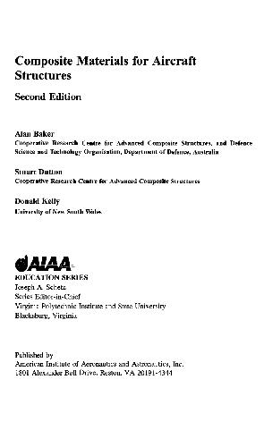 ﻿مواد کامپوزیتی برای سازه های هواپیما