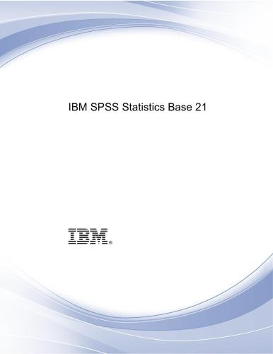 ﻿شرکت آی بی ام پایگاه آماری IBM SPSS 21 (به روسی)
