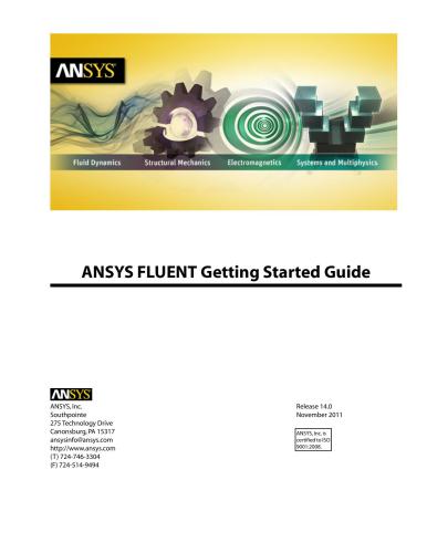 ﻿Ansys Fluent 14.0 راهنمای شروع کار