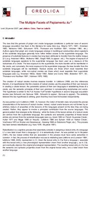 ﻿جنبه های متعدد Papiamentu ku