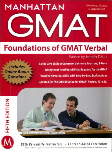 ﻿منهتن GMAT. مبانی GMAT Verbal