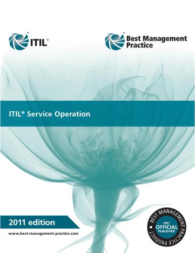 ﻿ITIL Service Operation 2011 Edition