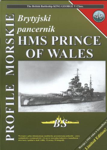 ﻿Profile Morskie 049. Brytyjski Pancernik Prince Of Wales
