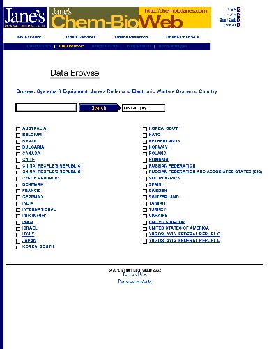 ﻿رادار و سیستم های جنگ الکترونیک جین
