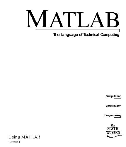 MatLAB 6 0 با استفاده از