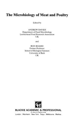 میکروبیولوژی گوشت و مرغ