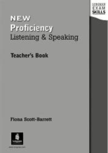 ﻿Listening and Speaking New Proficiency - کتاب معلم مهارت های امتحان لانگمن
