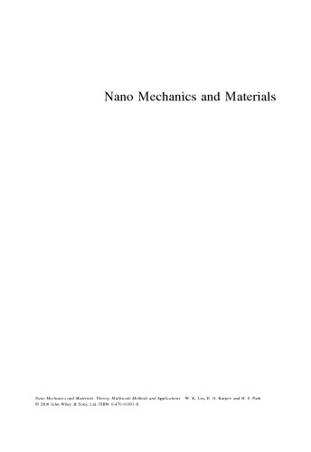 مکانیک و مواد نانو: نظریه ، روش ها و برنامه های چند مقیاس