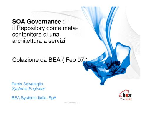 ﻿SOA Governance: مخزن به عنوان ظرف مقصد معماری برای خدمات