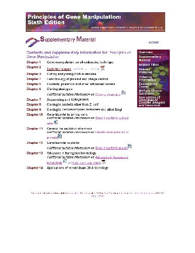 Primrose - اصول دستکاری ژن