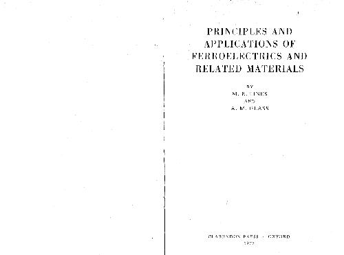 اصول و کاربردهای فروالکتریک و مواد مرتبط