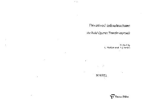 زیرساخت خصوصی شده - رویکرد BOT