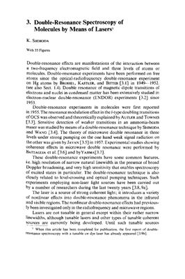 ﻿طیف سنجی رزونانس دوگانه با استفاده از لیزر