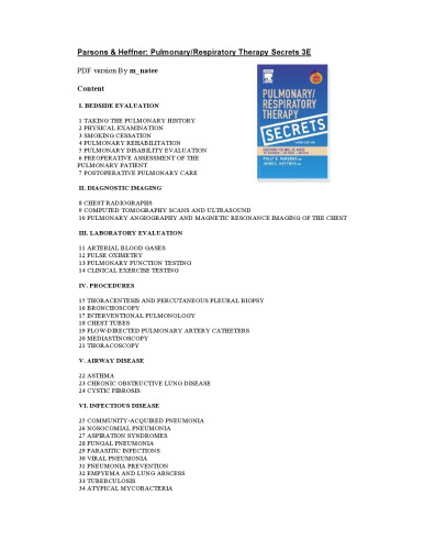 اسرار تنفسی درمانی ریوی