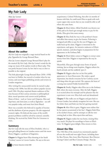 ﻿بانوی زیبای من. سطح 3