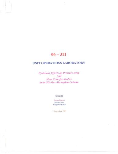 پروژه های دانشجویی برای جذب SO2