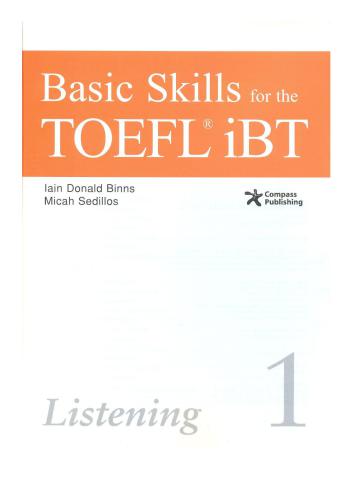 ﻿مهارت های اساسی برای TOEFL iBT 1 - گوش دادن