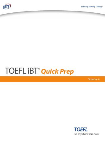 ﻿TOEFL iBT Quick Prep - جلد 4