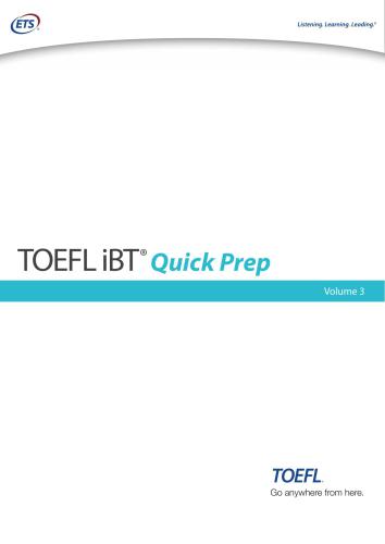 ﻿TOEFL iBT Quick Prep - جلد 3