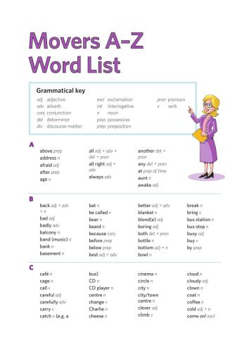 ﻿Cambridge English: Movers