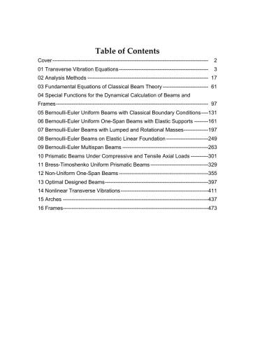 ﻿فرمول های دینامیک سازه: جداول، نمودارها و راه حل ها: جداول، نمودارها و راه حل ها