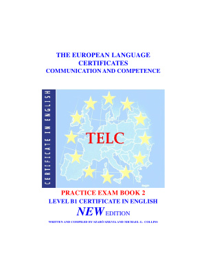 ﻿TELC - Practice Exam Book 2 - Level B1 Certificate in English
