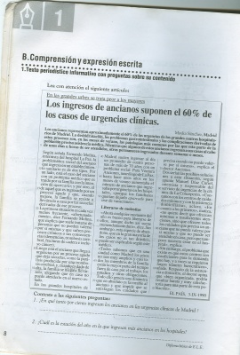 ﻿تهیه دیپلم پایه زبان خارجی اسپانیایی. واحد 1-5