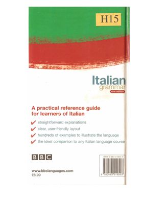 ﻿دستور زبان ایتالیایی بی بی سی