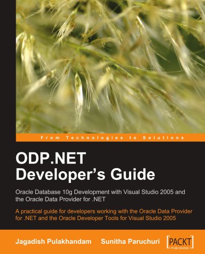 ﻿راهنمای توسعه دهنده ODP.NET: توسعه پایگاه داده Oracle 10g با Visual Studio 2005 و Oracle Data Provider for .NET: راهنمای عملی برای توسعه دهندگان ... ابزارهای توسعه دهنده برای ویژوال استودیو 2005