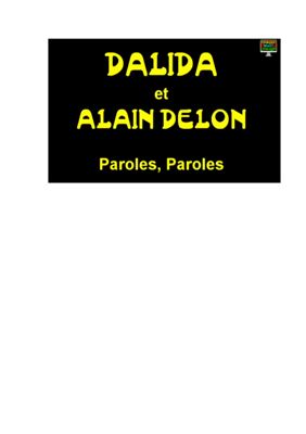 ﻿یادگیری فرانسوی با متن ترانه های Dalida و Alain Delon