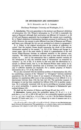 ﻿در مورد اطلاعات و کفایت