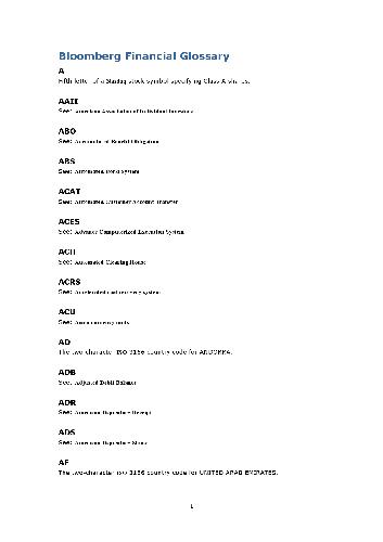 واژگان بلومبرگ