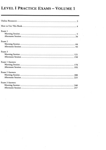 ﻿CFA Level 1, Practice Exams جلد 1, 2014