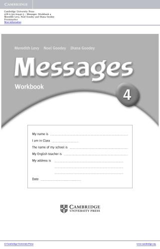 ﻿کتاب کار Messages 4