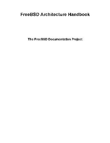 ﻿راهنمای معماری FreeBSD