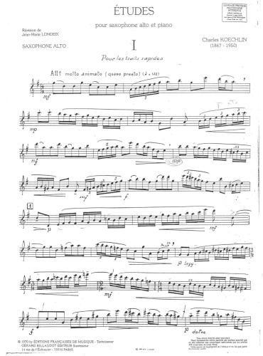 15 اتود ساکسوفون آلتو را می ریزند