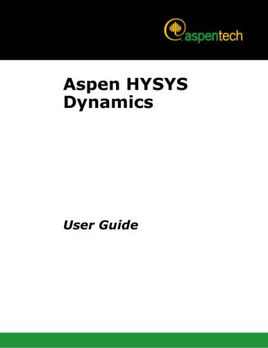 ﻿راهنمای کاربر Aspen HYSYS Dynamics