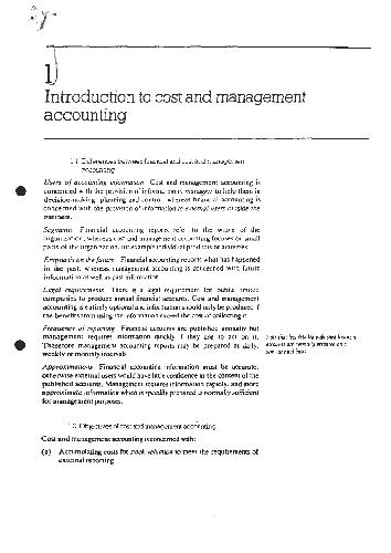 ﻿حسابداری بهای تمام شده: مقدمه ای بر مدیریت هزینه