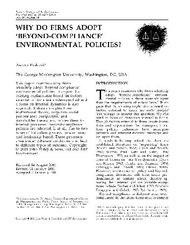 چرا شرکتها فراتر از سیاستهای مربوط به انطباق هستند