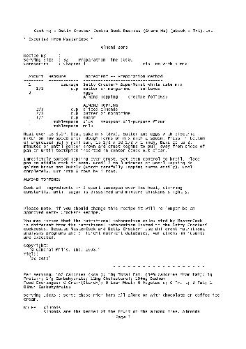 بتی کراکر - دستور العمل های کتاب کوکی