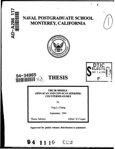 ﻿موشک IR (spin-scan and con-scan seekers) اقدامات متقابلی را انجام می دهد
