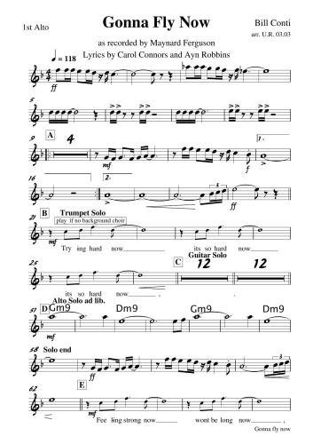 ﻿Gonna fly now (Big band) (تم از راکی)