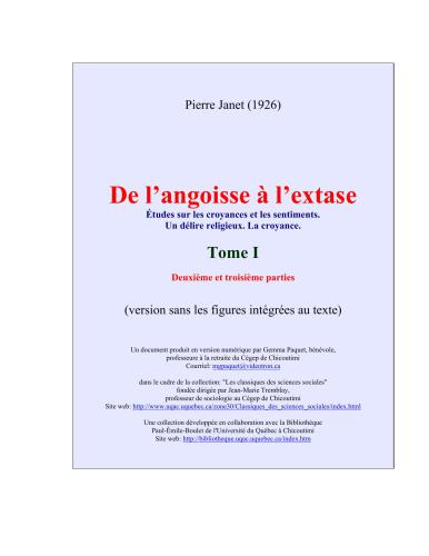 ﻿از اندوه تا وجد، جلد اول، ص. 2: اعتقادات; پ. 3: اختلالات فکری در هذیان مذهبی