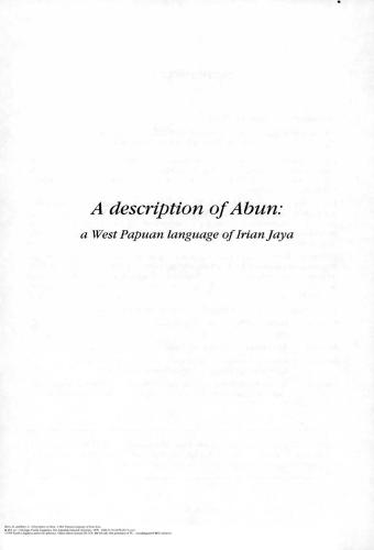 ﻿شرحی از ابون: زبان پاپوایی غربی ایریان جایا