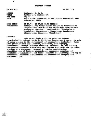 ﻿واژگان شناسی متضاد