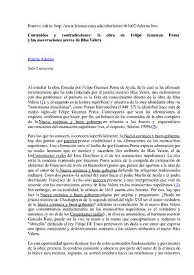 ﻿مطالب و تناقضات: کار فیلیپه گوامان پوما و اظهارات درباره بلاس والرا